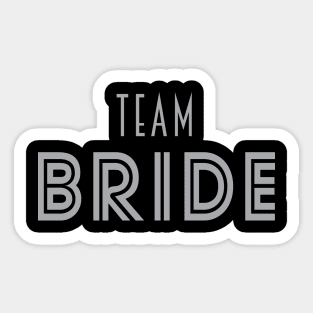 Team Bride Sticker